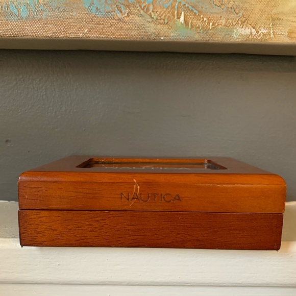 Nautica wooden box card holder - Picture 4 of 6